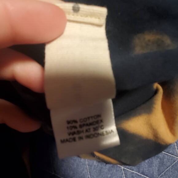 Manners London Size L US 14 Leki Crop Top in Acid Wash FITTED Stretch - Picture 9 of 10